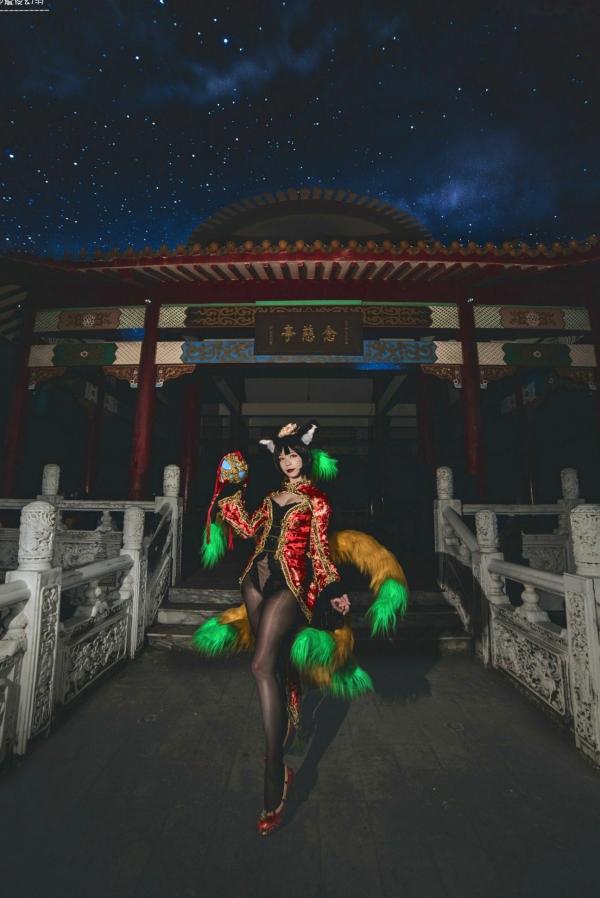    台湾正妹_ 阿璃 LOL英雄联盟 Cosplay写真：新春古风旗袍野性诱惑[21P]第21张图片
