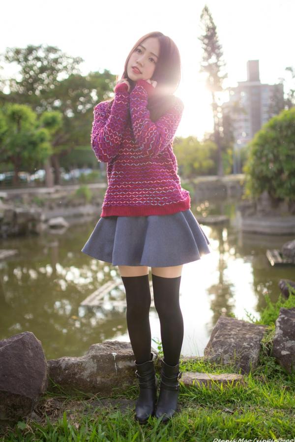    台湾正妹思綺《雙溪公園》户外街拍，多套穿搭展示青春活力与清新甜美写真集第25张图片