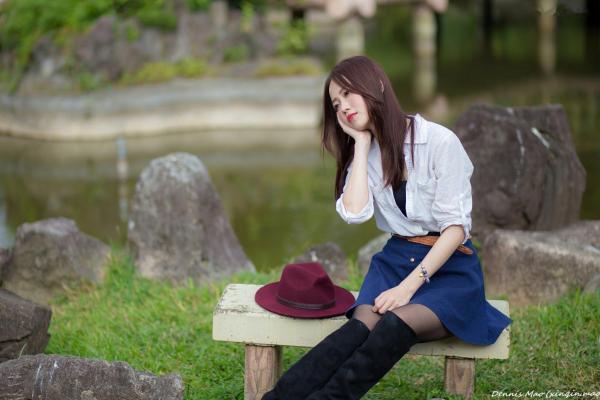    台湾正妹思綺《雙溪公園》户外街拍，多套穿搭展示青春活力与清新甜美写真集第36张图片