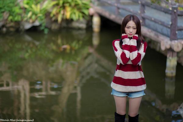    台湾正妹思綺《雙溪公園》户外街拍，多套穿搭展示青春活力与清新甜美写真集第38张图片