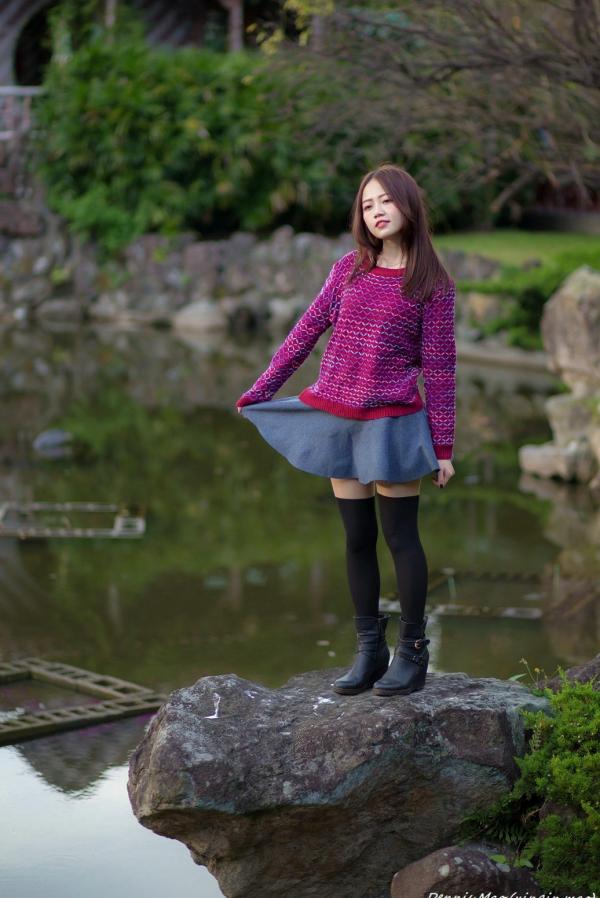    台湾正妹思綺《雙溪公園》户外街拍，多套穿搭展示青春活力与清新甜美写真集第41张图片