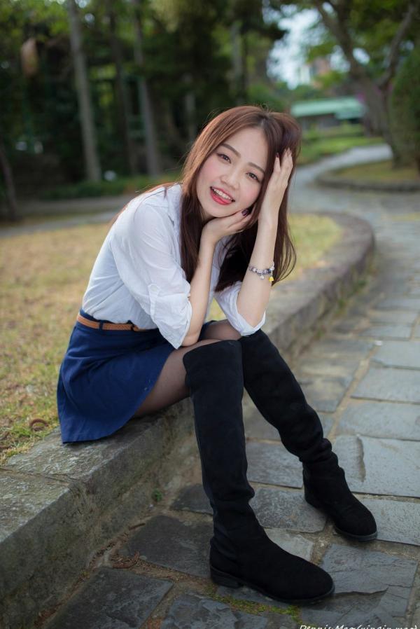    台湾正妹思綺《雙溪公園》户外街拍，多套穿搭展示青春活力与清新甜美写真集第46张图片