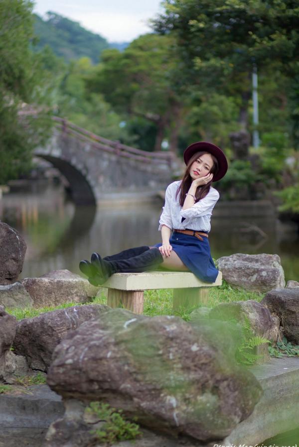    台湾正妹思綺《雙溪公園》户外街拍，多套穿搭展示青春活力与清新甜美写真集第59张图片