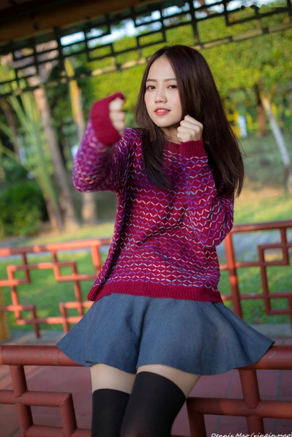    台湾正妹思綺《雙溪公園》户外街拍，多套穿搭展示青春活力与清新甜美写真集第60张图片