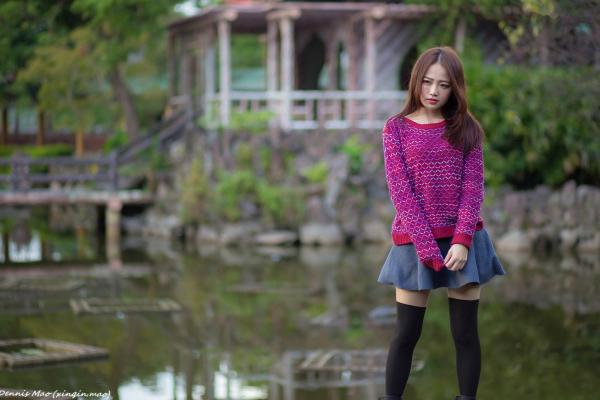    台湾正妹思綺《雙溪公園》户外街拍，多套穿搭展示青春活力与清新甜美写真集第61张图片