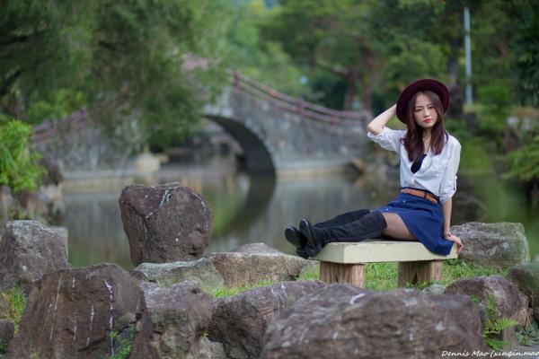    台湾正妹思綺《雙溪公園》户外街拍，多套穿搭展示青春活力与清新甜美写真集第84张图片