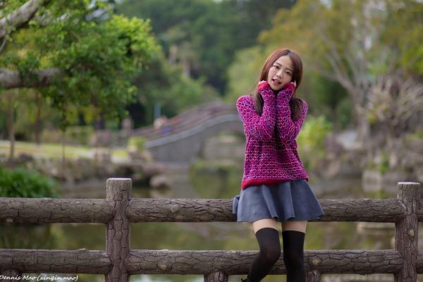    台湾正妹思綺《雙溪公園》户外街拍，多套穿搭展示青春活力与清新甜美写真集第88张图片