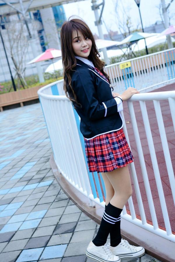    台湾正妹Candy孙卉彤：新儿童乐园清纯JK制服写真，元气满满的校园女神第1张图片