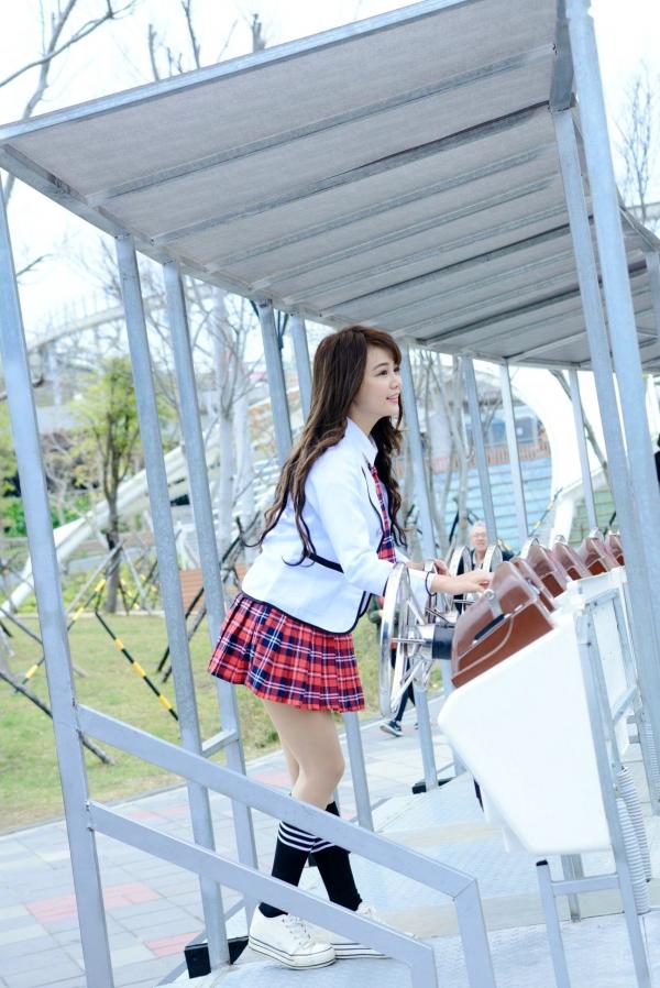    台湾正妹Candy孙卉彤：新儿童乐园清纯JK制服写真，元气满满的校园女神第12张图片