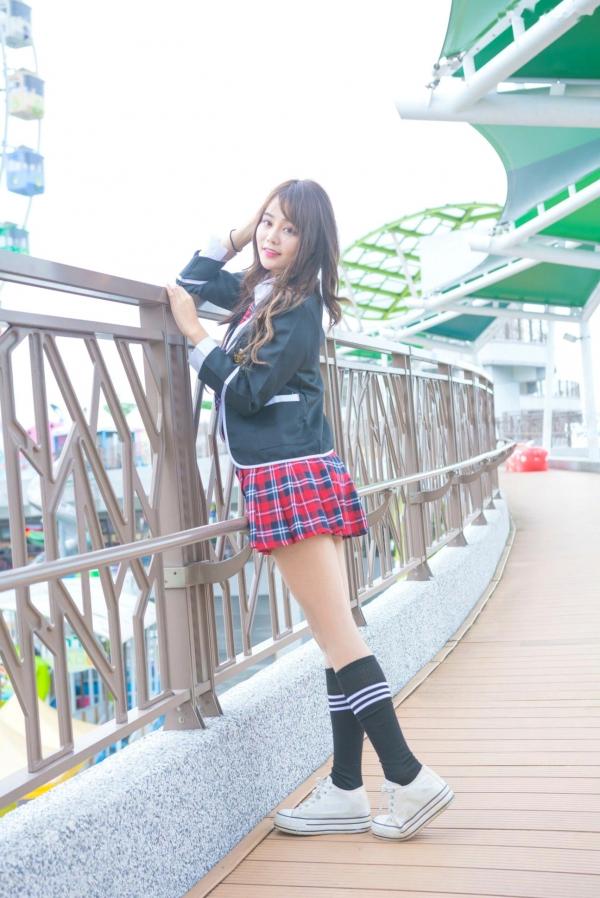    台湾正妹Candy孙卉彤：新儿童乐园清纯JK制服写真，元气满满的校园女神第19张图片