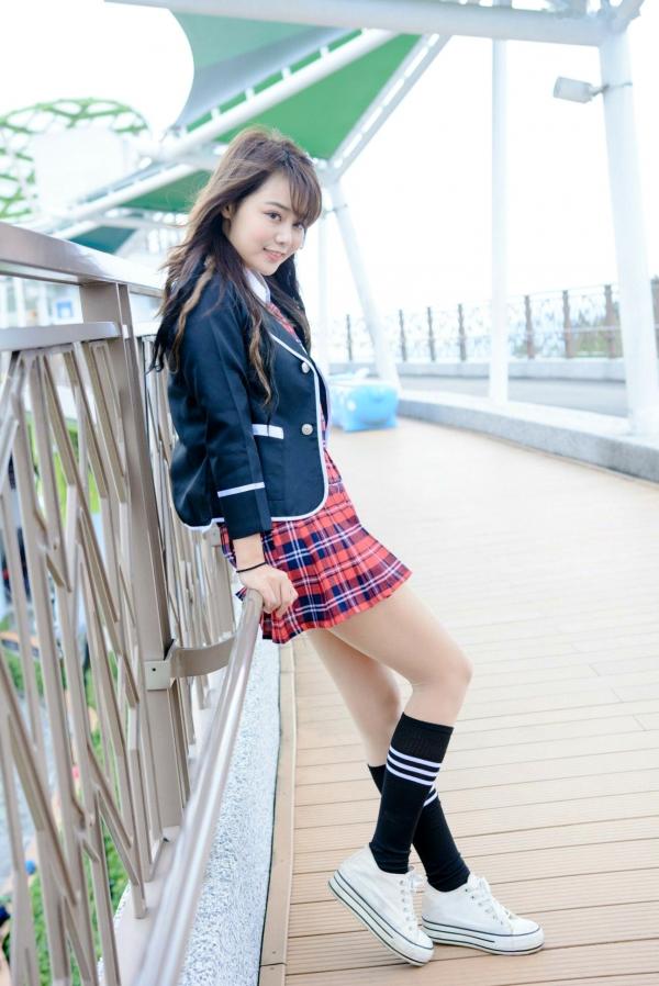    台湾正妹Candy孙卉彤：新儿童乐园清纯JK制服写真，元气满满的校园女神第21张图片