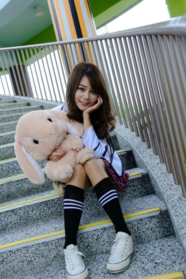    台湾正妹Candy孙卉彤：新儿童乐园清纯JK制服写真，元气满满的校园女神第22张图片