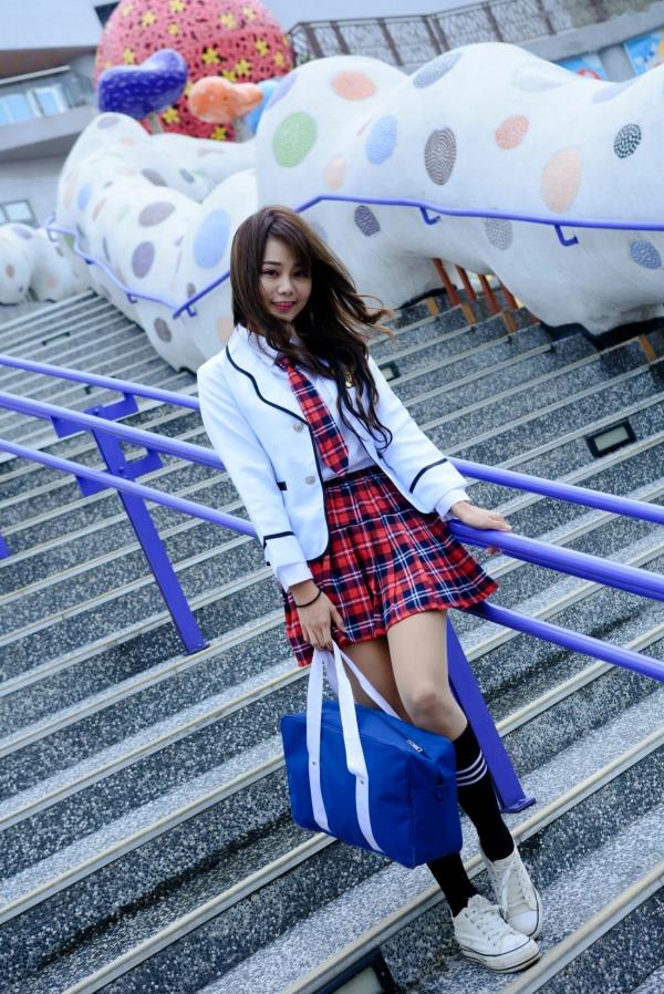    台湾正妹Candy孙卉彤：新儿童乐园清纯JK制服写真，元气满满的校园女神第24张图片