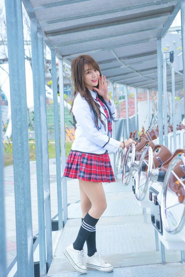    台湾正妹Candy孙卉彤：新儿童乐园清纯JK制服写真，元气满满的校园女神第81张图片