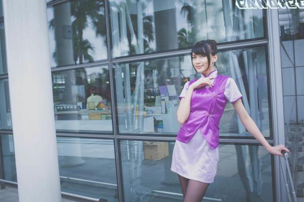    台湾正妹蔡译心Candice空姐角色扮演街拍写真，精致制服诱惑搭配黑丝美腿[41P]第4张图片