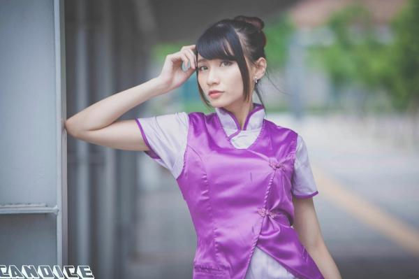    台湾正妹蔡译心Candice空姐角色扮演街拍写真，精致制服诱惑搭配黑丝美腿[41P]第6张图片