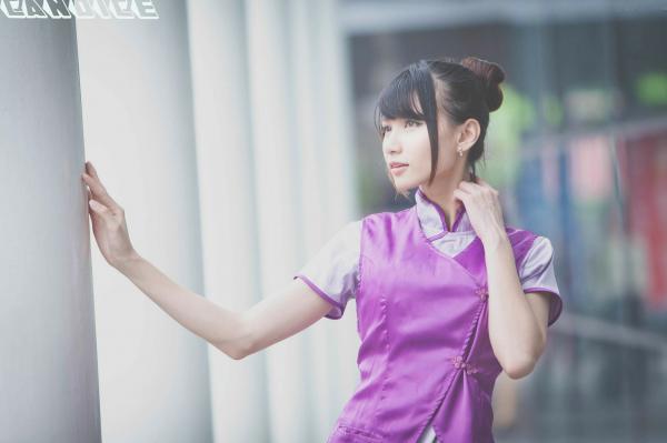    台湾正妹蔡译心Candice空姐角色扮演街拍写真，精致制服诱惑搭配黑丝美腿[41P]第34张图片