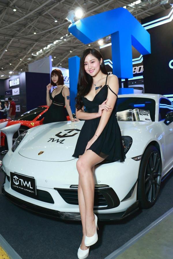    台湾正妹：2018台北国际汽车零配件展车模合集，现场高清性感制服诱惑，气质女神倾情展示第146张图片