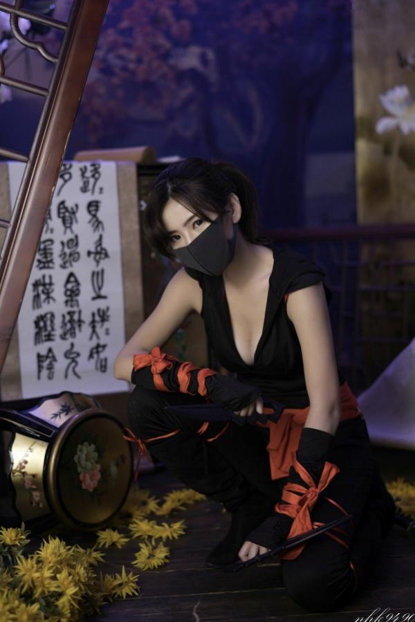    台湾正妹苏托托写真集：飒爽琴棚女侠与干练黑丝OL双风格，古风武侠与职场制服诱惑第8张图片