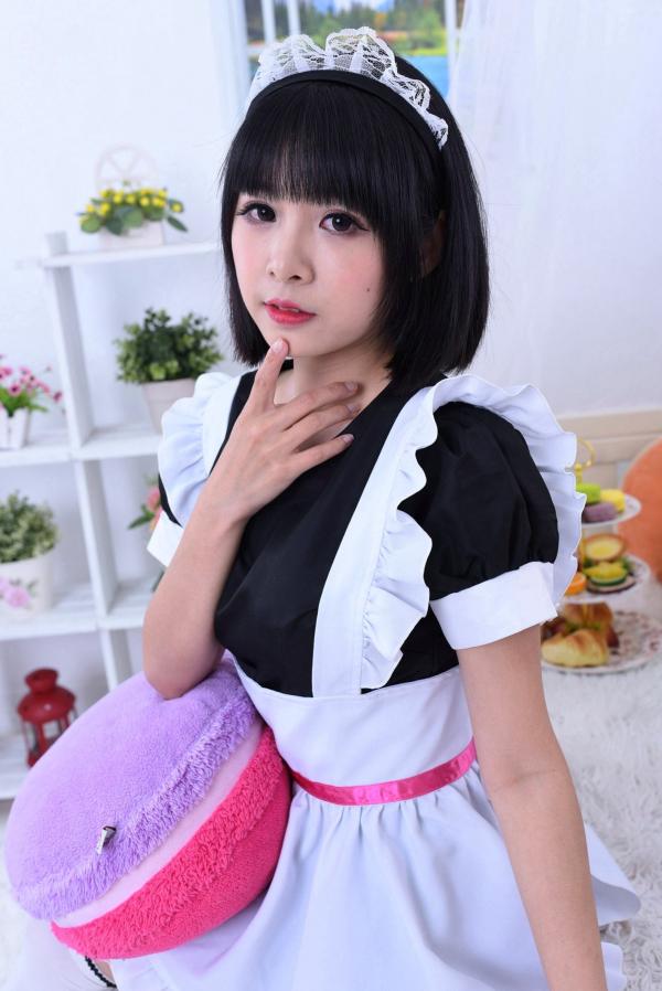    台湾正妹海琳《护士与女仆》角色扮演写真集，清纯唯美制服诱惑，治愈系萌系少女居家私房照第12张图片