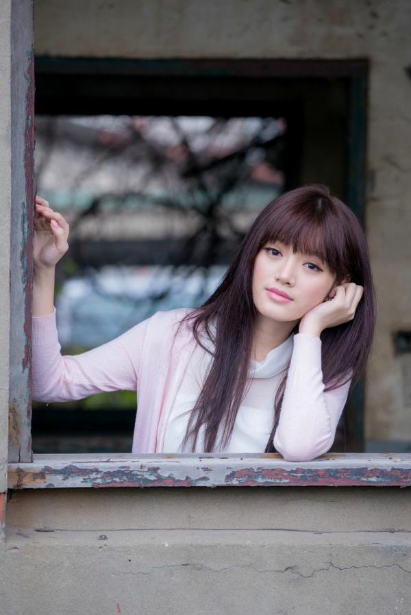    台湾美女林岗怡Didy《粉色少女》户外写真，青春甜美笑容清新治愈，邻家少女灵动私房照第2张图片