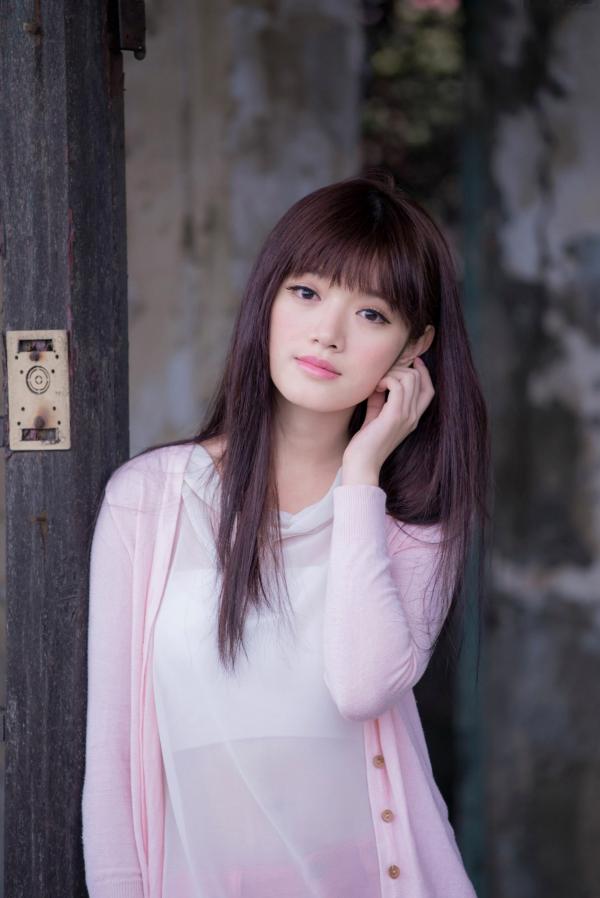    台湾美女林岗怡Didy《粉色少女》户外写真，青春甜美笑容清新治愈，邻家少女灵动私房照第18张图片