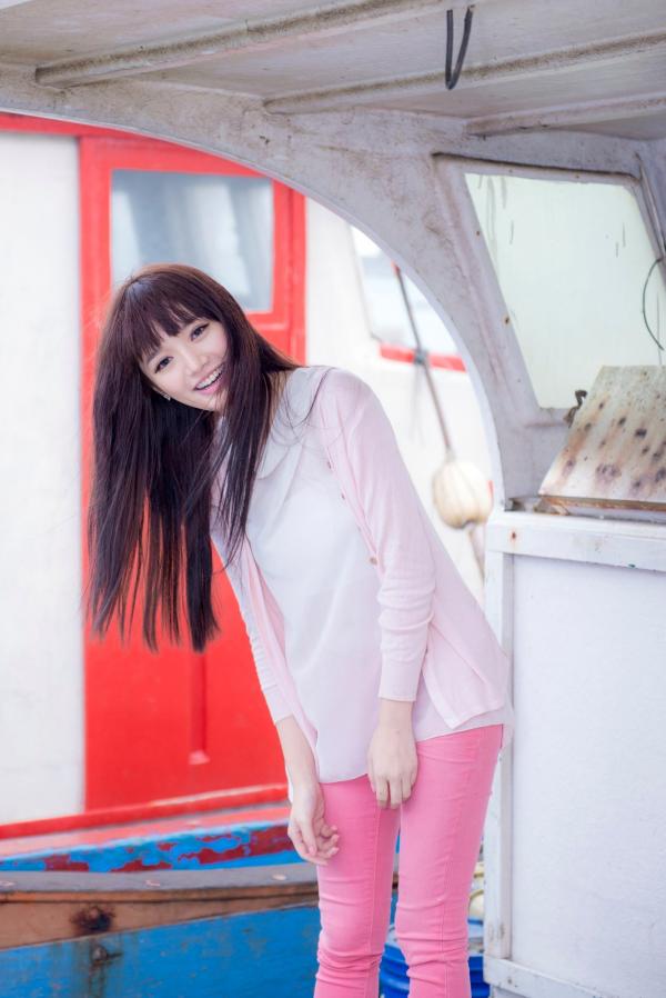    台湾美女林岗怡Didy《粉色少女》户外写真，青春甜美笑容清新治愈，邻家少女灵动私房照第30张图片