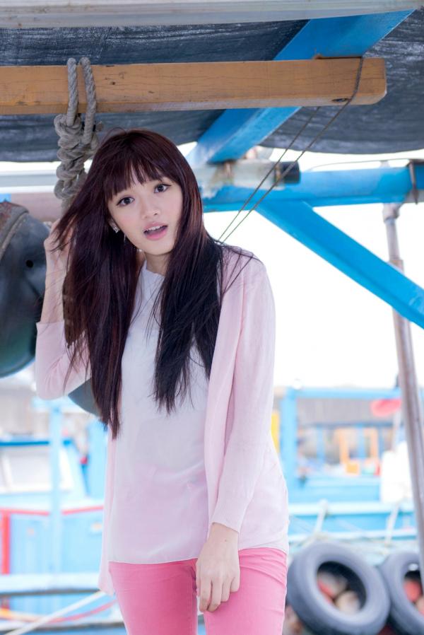    台湾美女林岗怡Didy《粉色少女》户外写真，青春甜美笑容清新治愈，邻家少女灵动私房照第36张图片