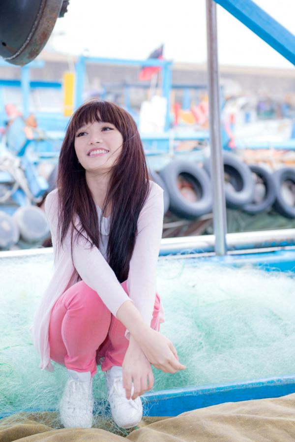    台湾美女林岗怡Didy《粉色少女》户外写真，青春甜美笑容清新治愈，邻家少女灵动私房照第38张图片