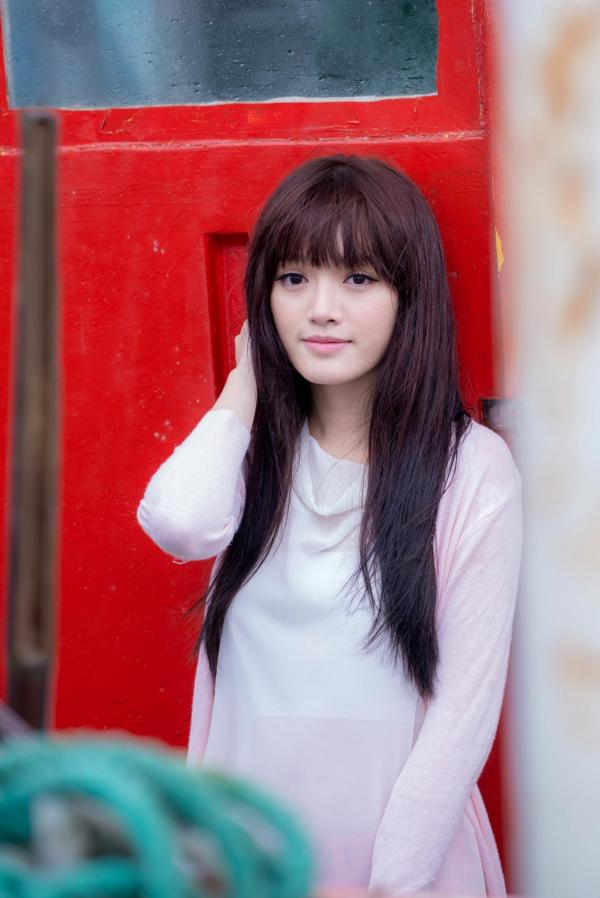    台湾美女林岗怡Didy《粉色少女》户外写真，青春甜美笑容清新治愈，邻家少女灵动私房照第42张图片