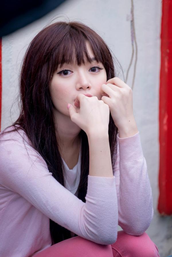    台湾美女林岗怡Didy《粉色少女》户外写真，青春甜美笑容清新治愈，邻家少女灵动私房照第43张图片