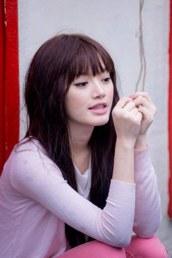    台湾美女林岗怡Didy《粉色少女》户外写真，青春甜美笑容清新治愈，邻家少女灵动私房照第44张图片