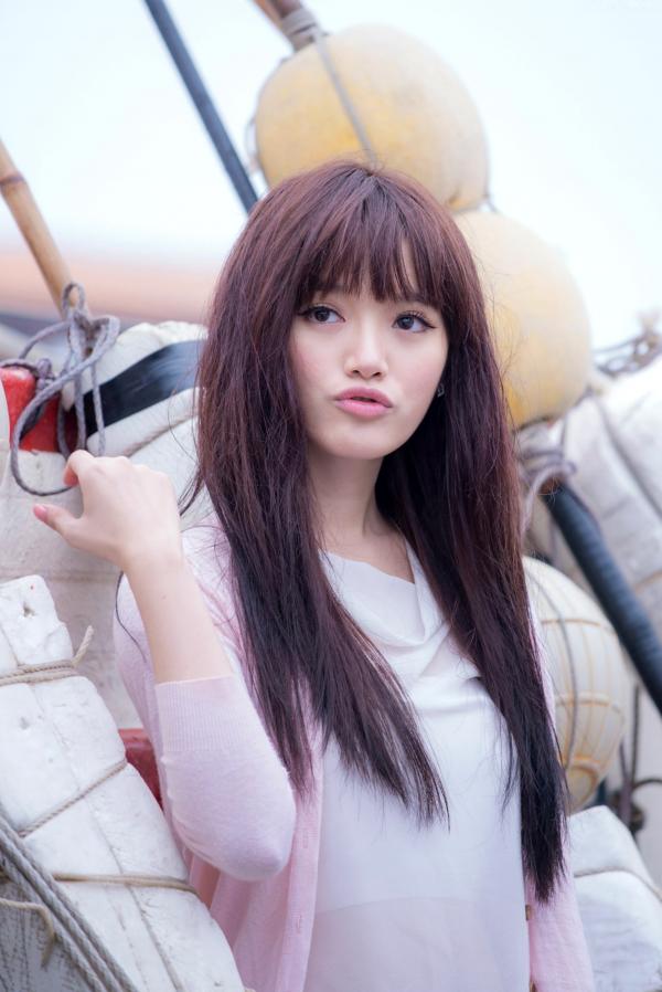    台湾美女林岗怡Didy《粉色少女》户外写真，青春甜美笑容清新治愈，邻家少女灵动私房照第50张图片