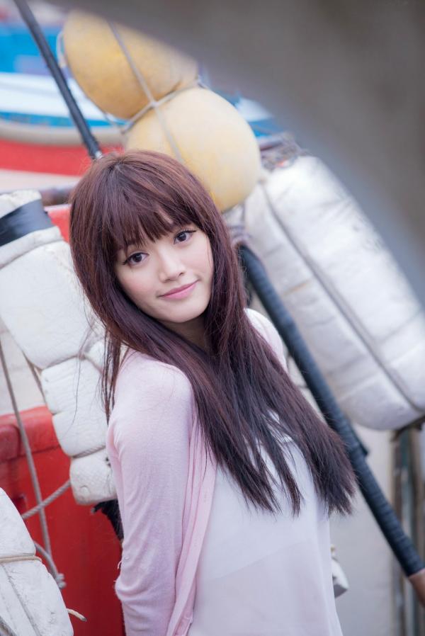    台湾美女林岗怡Didy《粉色少女》户外写真，青春甜美笑容清新治愈，邻家少女灵动私房照第53张图片