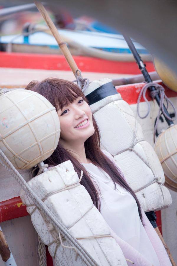    台湾美女林岗怡Didy《粉色少女》户外写真，青春甜美笑容清新治愈，邻家少女灵动私房照第54张图片
