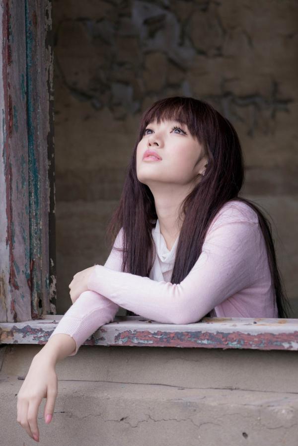    台湾美女林岗怡Didy《粉色少女》户外写真，青春甜美笑容清新治愈，邻家少女灵动私房照第62张图片