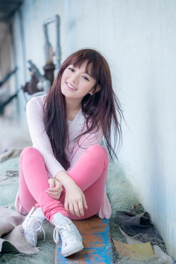    台湾美女林岗怡Didy《粉色少女》户外写真，青春甜美笑容清新治愈，邻家少女灵动私房照第71张图片