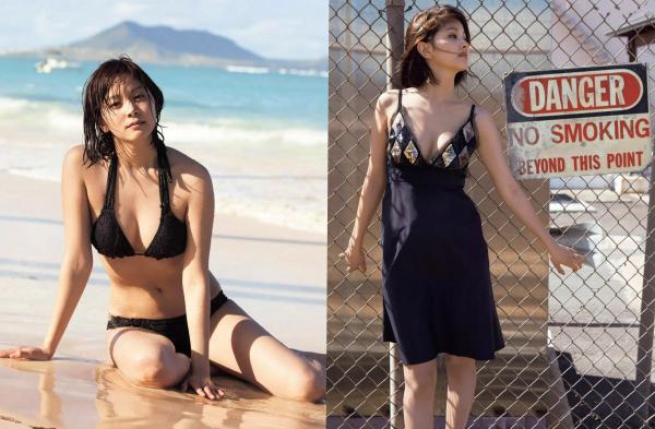    FLASH杂志写真：石橋杏奈、橋本マナミ等众女神海边比基尼时尚大片（2015.03.31）第3张图片