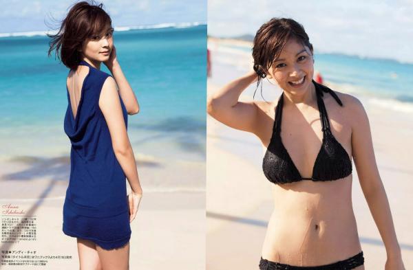    FLASH杂志写真：石橋杏奈、橋本マナミ等众女神海边比基尼时尚大片（2015.03.31）第4张图片