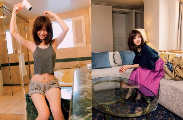   FLASH写真杂志精选：逢沢りな与相楽樹的私房诱惑，日本名模演绎清纯性感与家居魅力时刻第4张图片