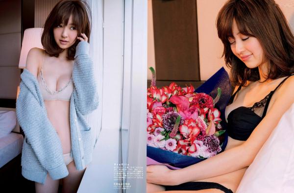    FLASH写真杂志精选：逢沢りな与相楽樹的私房诱惑，日本名模演绎清纯性感与家居魅力时刻第5张图片