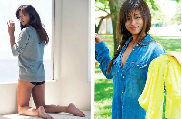    2015年9月FLASH杂志写真精选：深田恭子、柳ゆり菜、逢坂はるな等多位顶流女神比基尼湿身泳装诱惑合集[12P]第3张图片