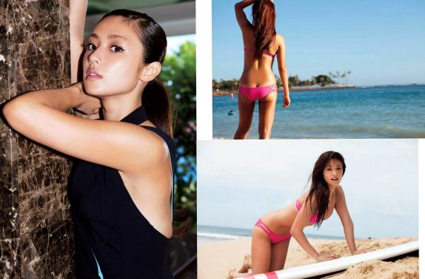    2015年9月FLASH杂志写真精选：深田恭子、柳ゆり菜、逢坂はるな等多位顶流女神比基尼湿身泳装诱惑合集[12P]第5张图片