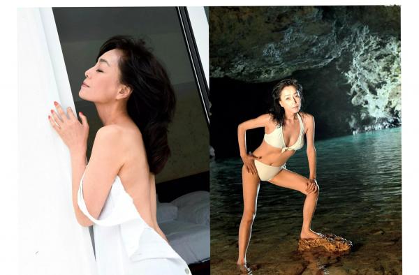    FLASH杂志写真：熊田曜子、柏原芳惠高清美图，比基尼、私房内衣性感大尺度出镜，展现成熟女性优雅魅力，2017.08.01经典特辑第8张图片
