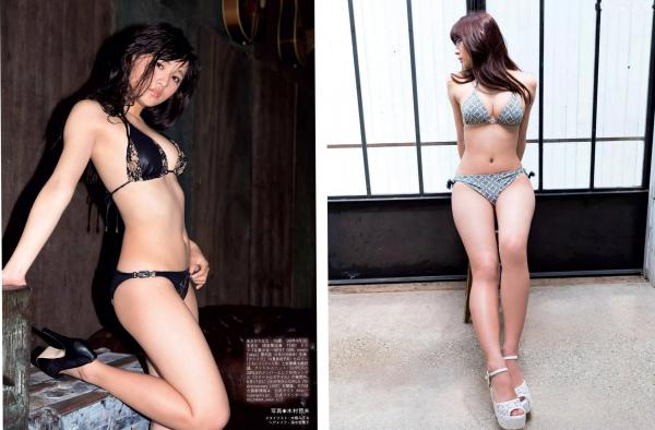    FLASH杂志写真：小岛藤子、卫藤美彩、樱井玲香，日系清新与性感比基尼私房写真集（2017.06.06刊）第16张图片