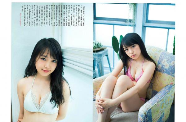    FLASH杂志精选：向井地美音与筧美和子比基尼室内私房写真，展现清纯与性感的极致碰撞第8张图片