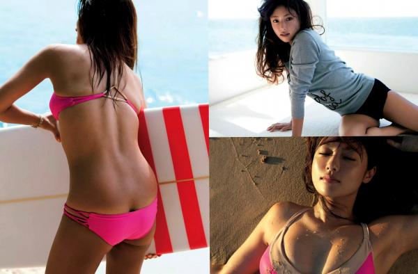    FLASH杂志写真2015合集：柳ゆり菜、深田恭子等女神沙滩泳池比基尼清新诱惑写真第5张图片