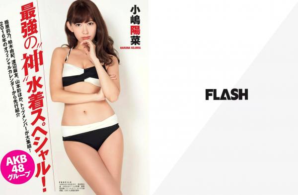    FLASH杂志写真精选：宫胁咲良清新户外比基尼与堀口としみ大胆私房，筧美和子居家写真合集第2张图片
