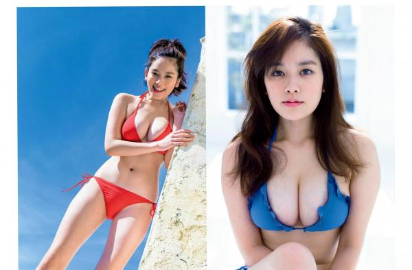    FLASH杂志写真精选：宫胁咲良清新户外比基尼与堀口としみ大胆私房，筧美和子居家写真合集第10张图片