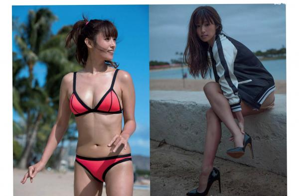    FLASH杂志写真：渡边美优纪、深田恭子海滩比基尼清凉诱惑，夏日海边写真精选 (2016.09.06)第8张图片